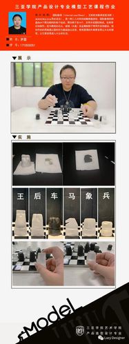三亚学院艺术学院2017级产品设计专业模型工艺课程作业 语义与感知教学用模型